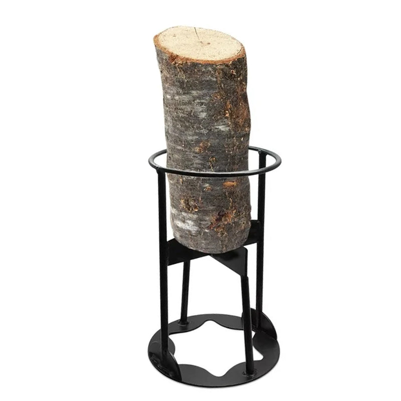 Durable Manual Firewood Splitter Heavy Duty Manganese Steel Log Holder