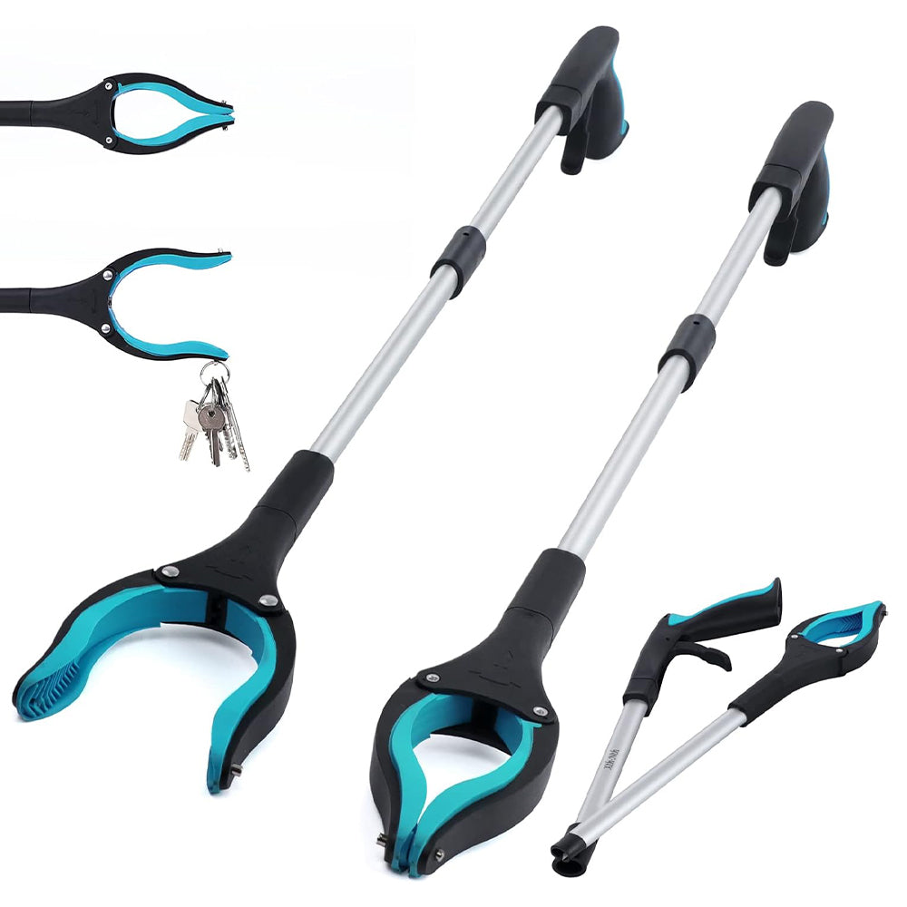 Arm Extension Steel Foldable Grabber Reacher Tool For Seniors Limited Mobility