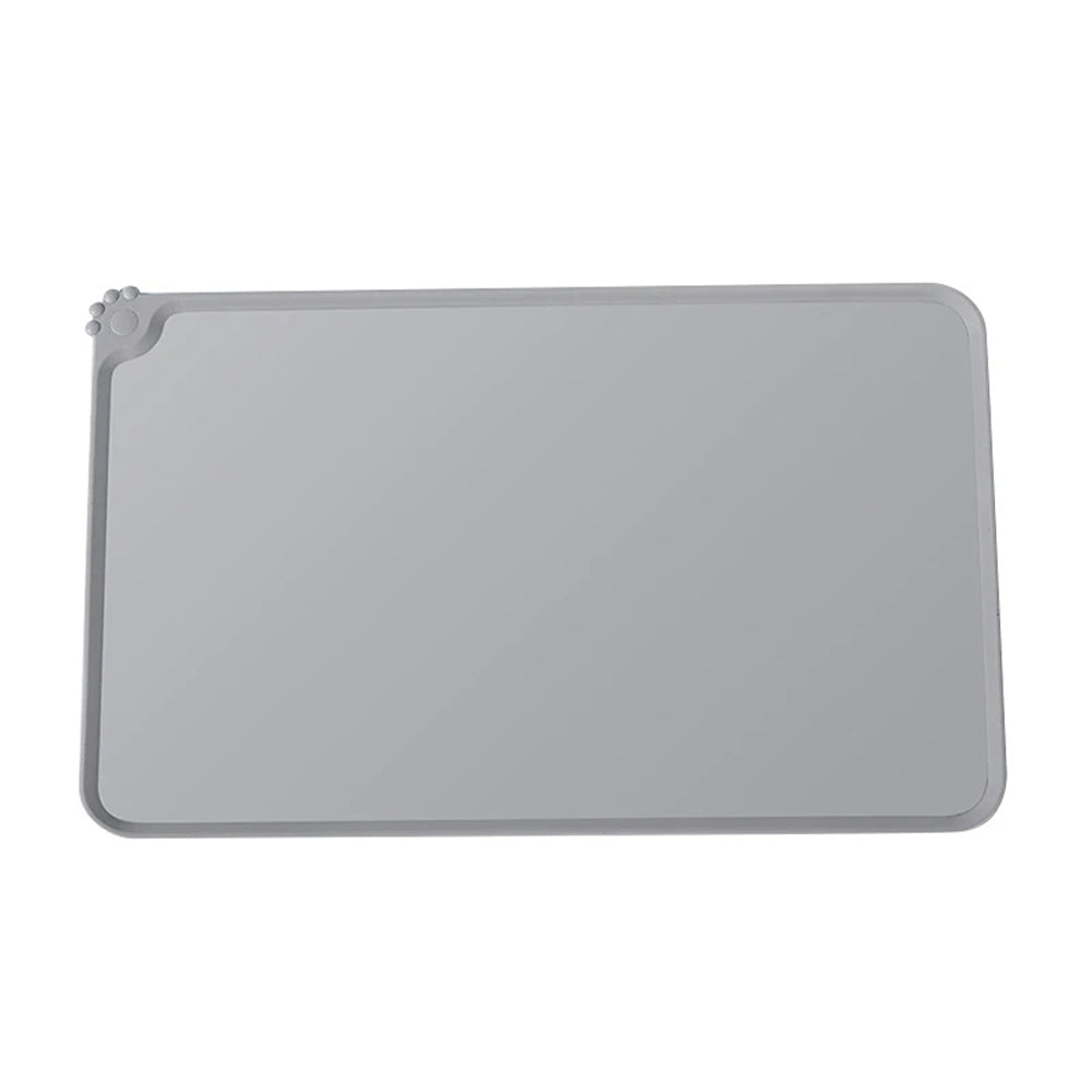 Waterproof Pet Feeding Mats With High Lips Rectangle Multiple Colours