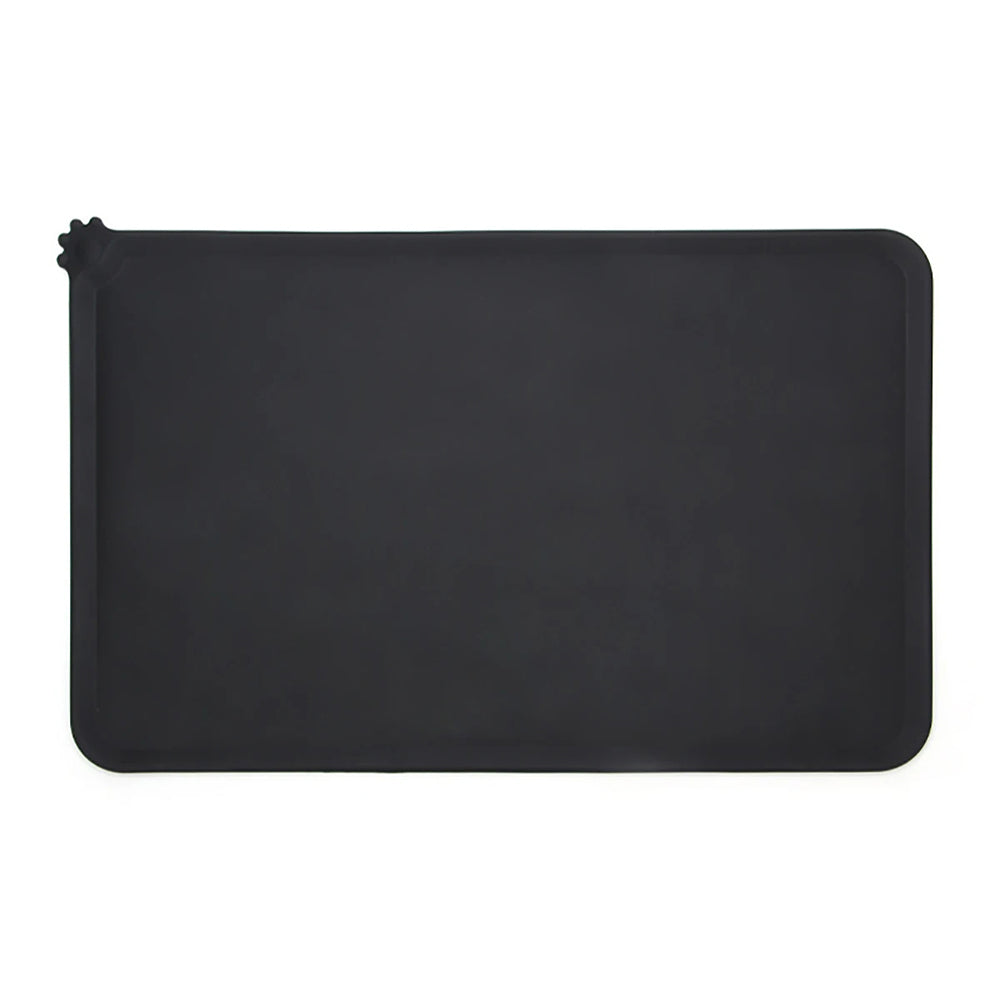 Waterproof Pet Feeding Mats With High Lips Rectangle Multiple Colours