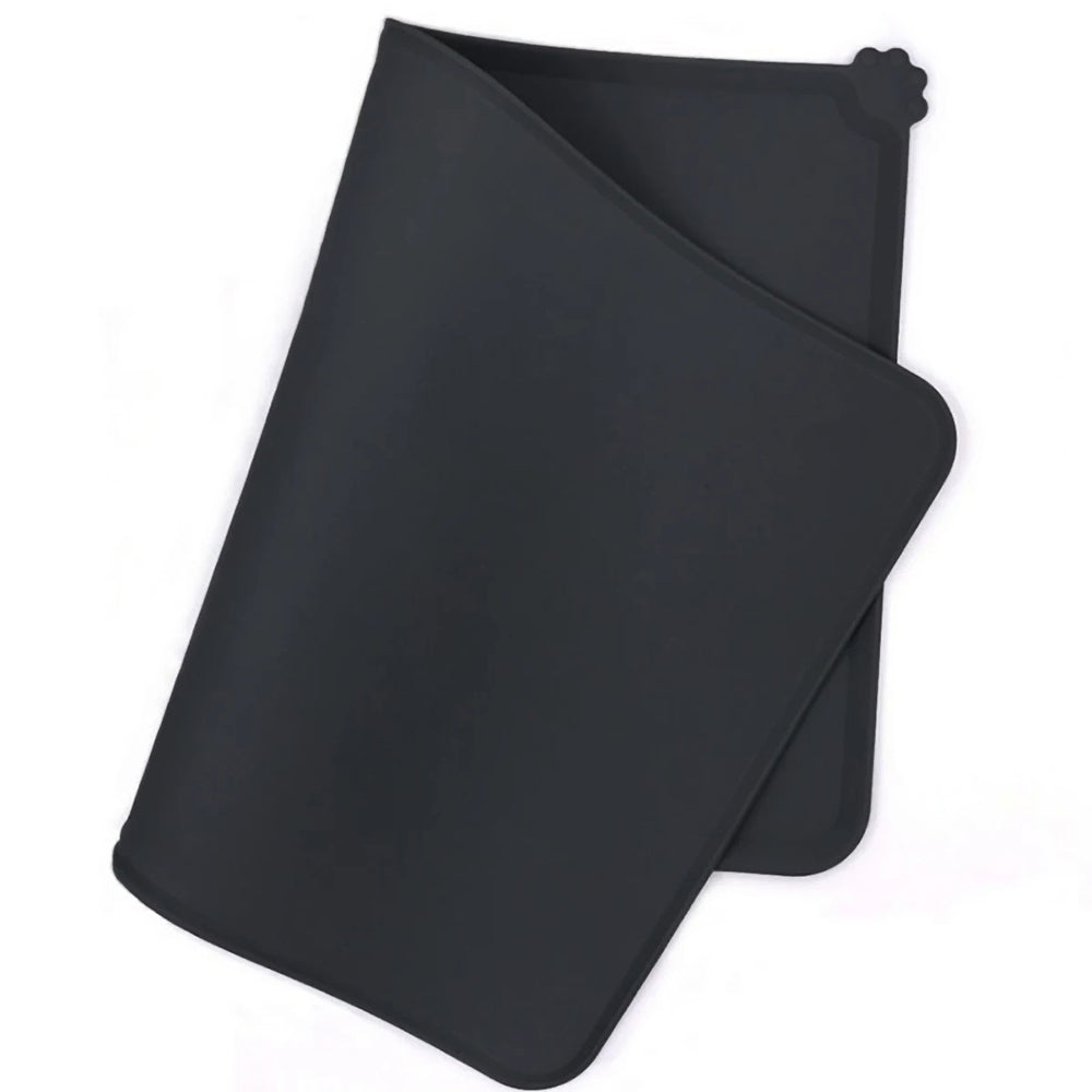 Waterproof Pet Feeding Mats With High Lips Rectangle Multiple Colours