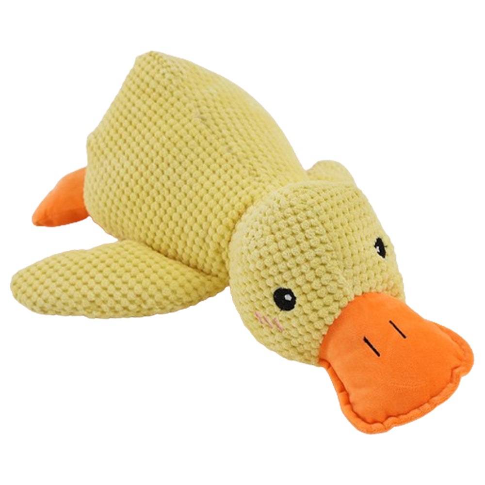 Cute Plush Duck Squeaky Dog Toy With Soft Squeaker Fun Entertaining Chew