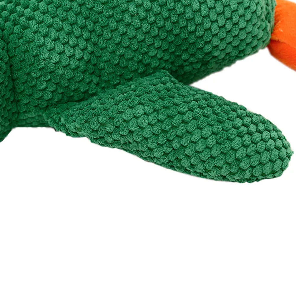 Cute Plush Duck Squeaky Dog Toy With Soft Squeaker Fun Entertaining Chew
