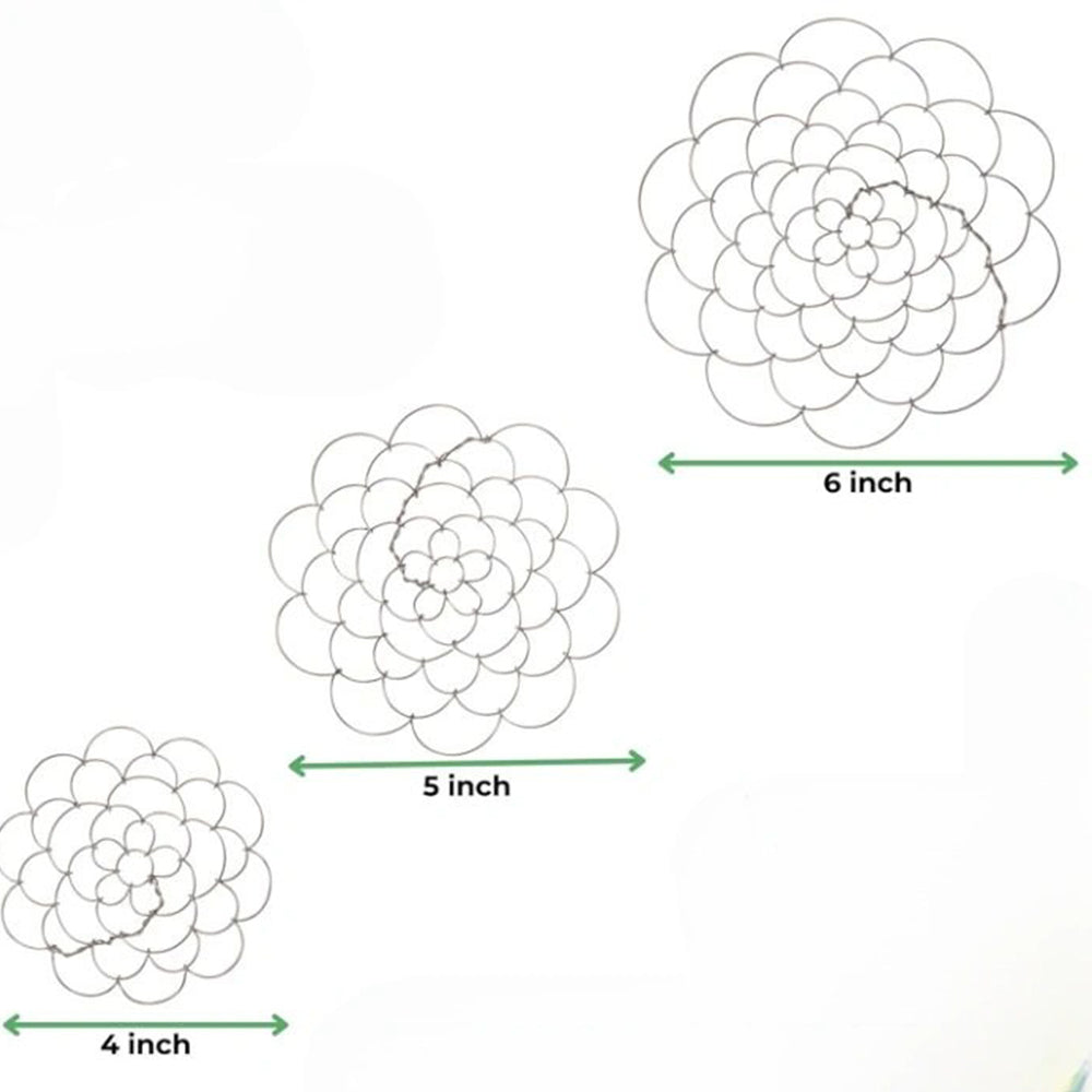 3 Pack Wire Flower Arranging Tool Reusable Bendable Grid