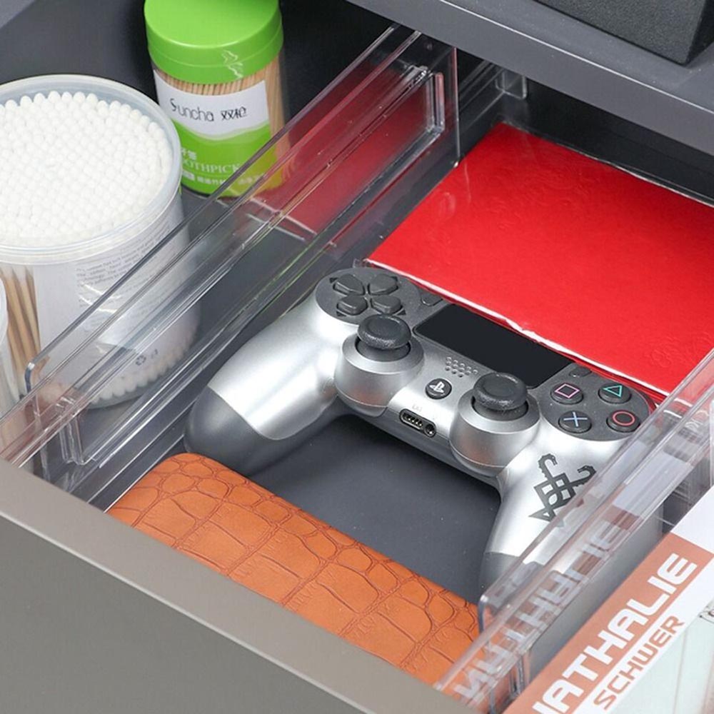 4/6/8Pcs Expandable Plastic Clear Drawer Divider Tools