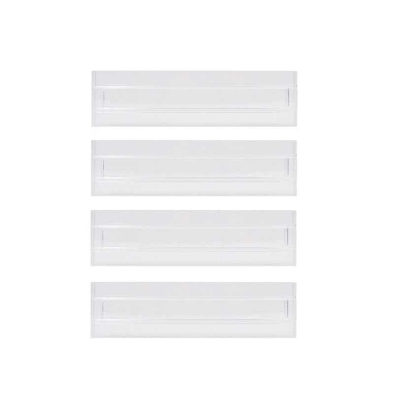 4/6/8Pcs Expandable Plastic Clear Drawer Divider Tools