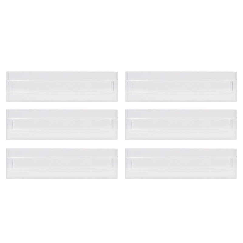 4/6/8Pcs Expandable Plastic Clear Drawer Divider Tools