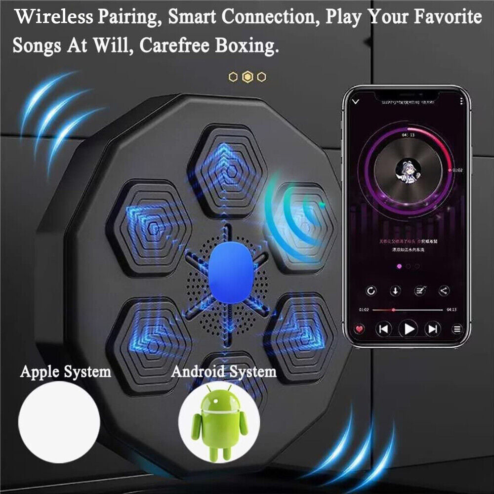 Smart Wall Mounted Boxing Training Music Target