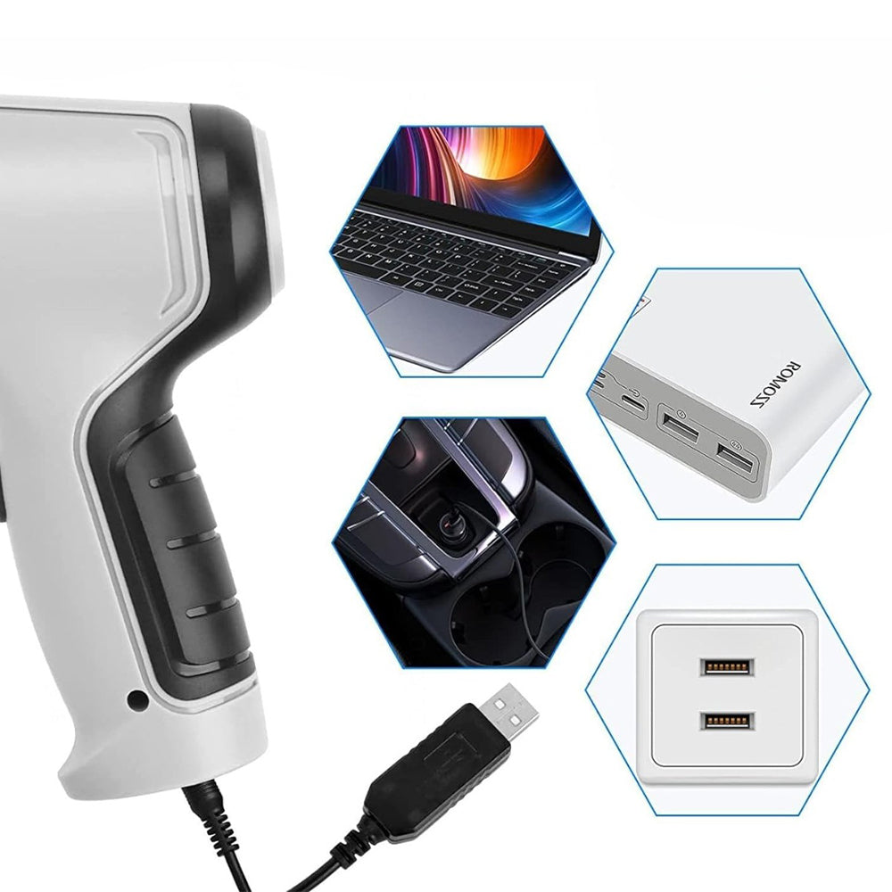 3 In 1 Wireless Handheld Car Vacuum Cleaner Air Blower Usb- Rechargeable