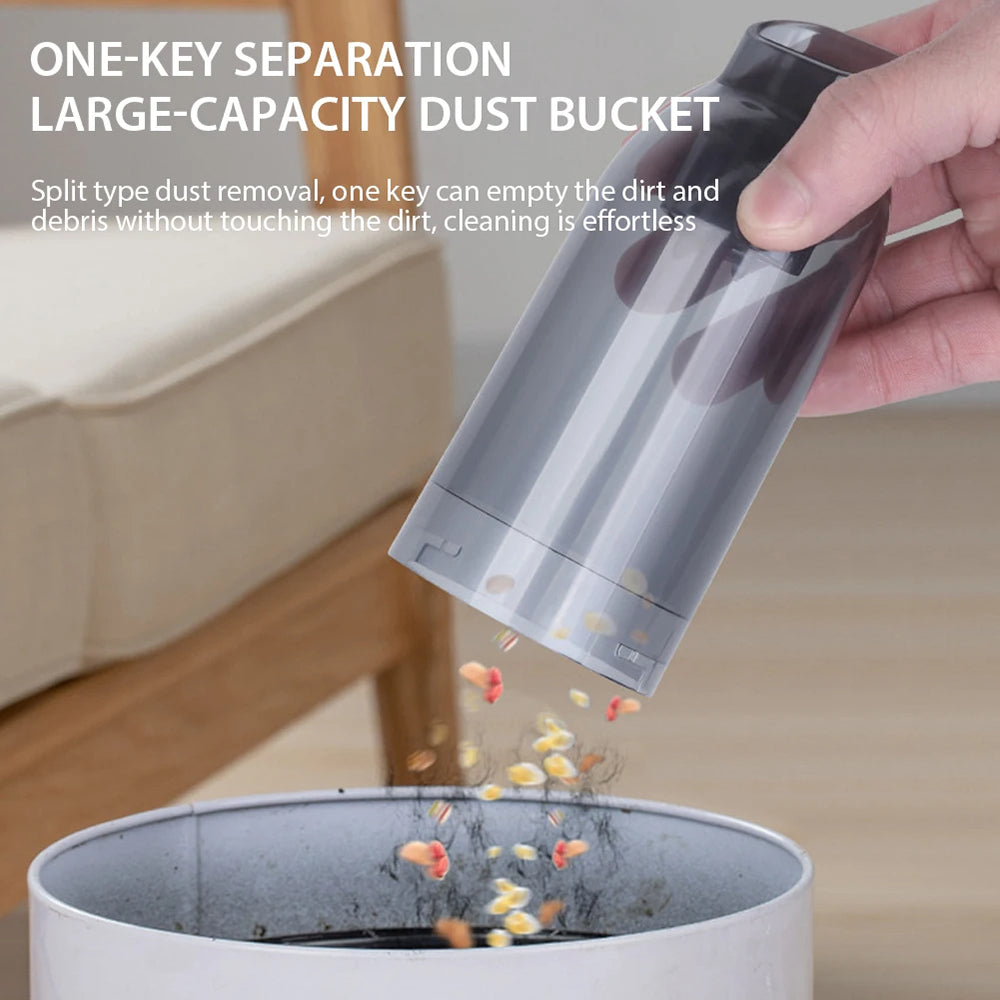 3 In 1 Wireless Handheld Car Vacuum Cleaner Air Blower Usb- Rechargeable