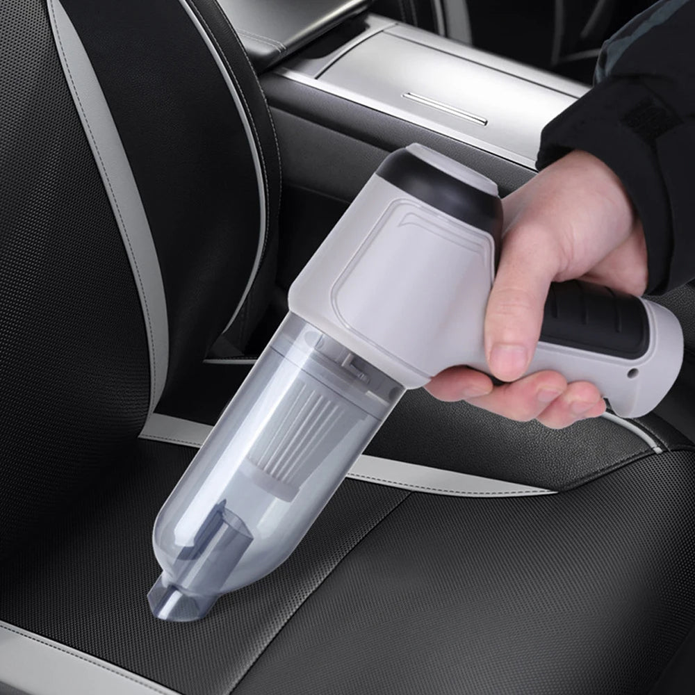 3 In 1 Wireless Handheld Car Vacuum Cleaner Air Blower Usb- Rechargeable