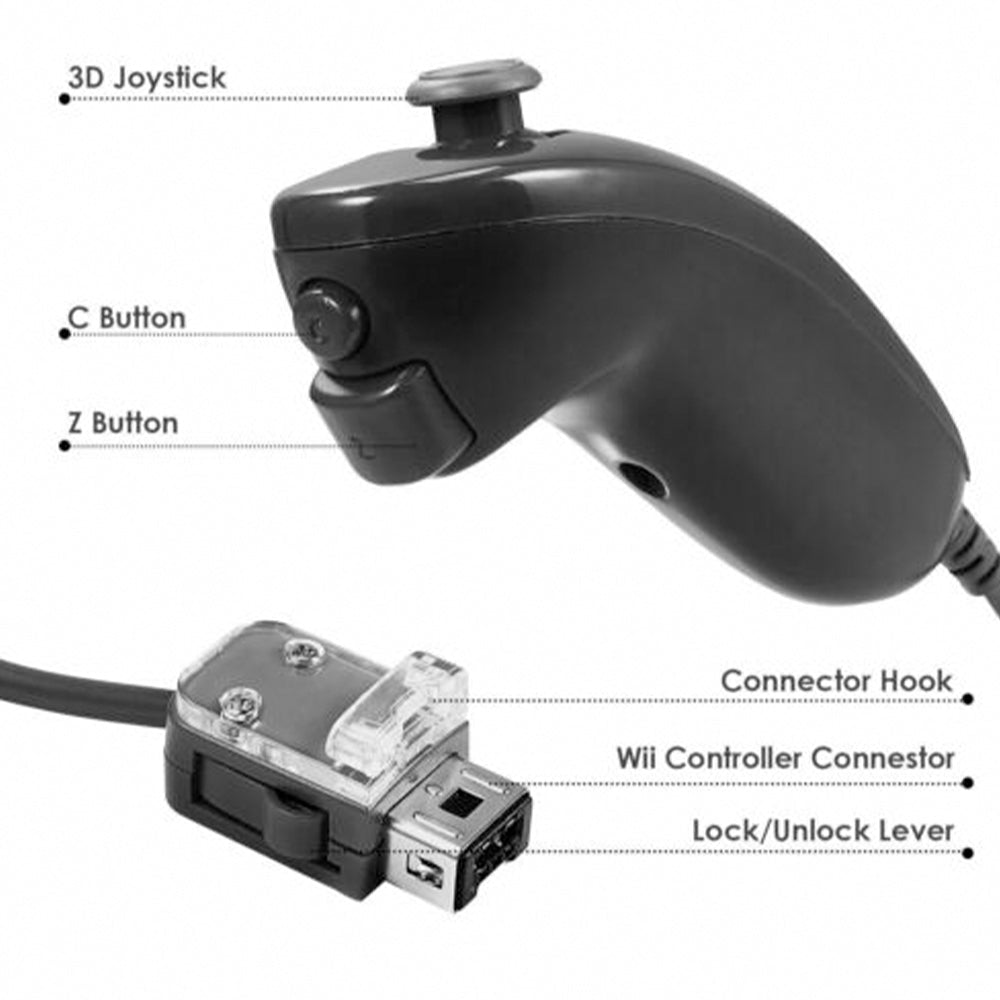 Wireless Remote Controller And Nunchuck For Nintendo Wii/Wii U Video Game Gamepads Motion Plus
