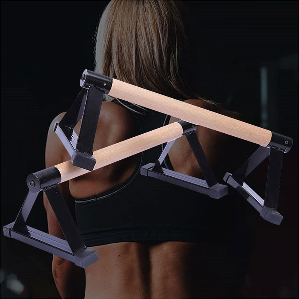 1 Pair Anti-Slip Push Up Handstand Bars For Calisthenics And Fitness