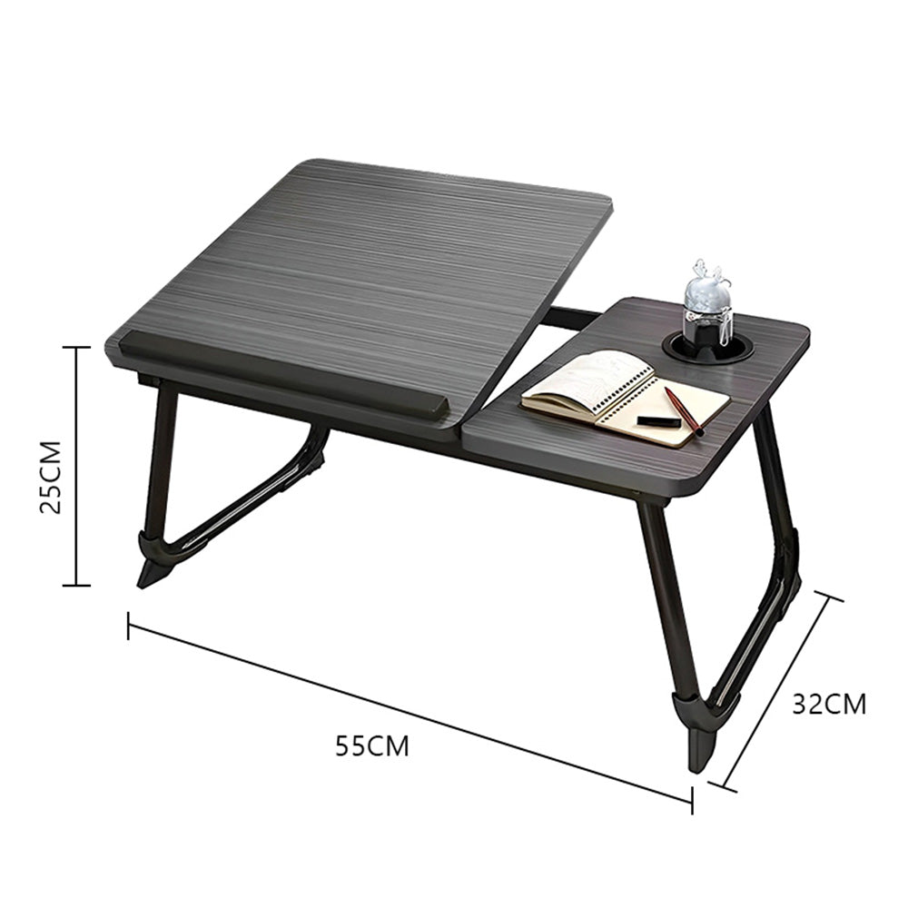Comfeya Laptop Desk For Bed Or Couch Ergonomic With Cup Holder