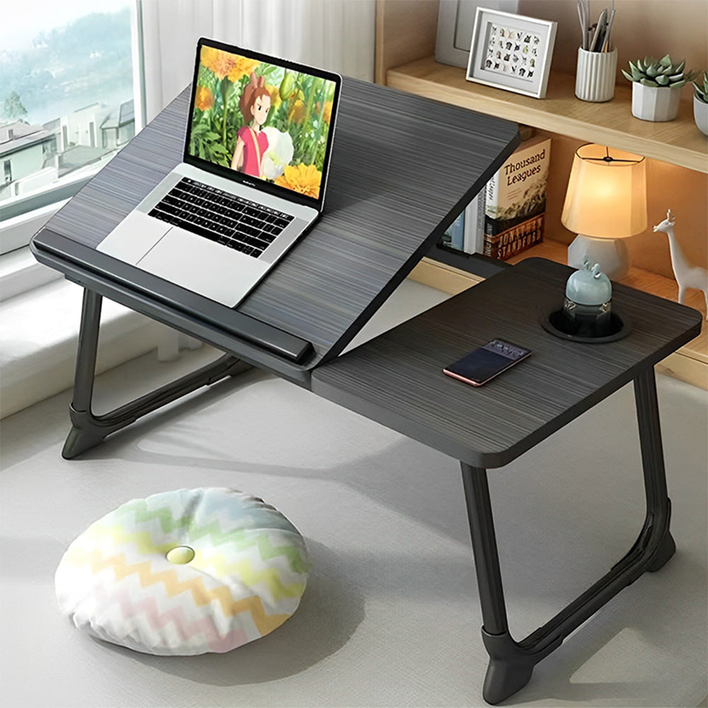 Comfeya Laptop Desk For Bed Or Couch Ergonomic With Cup Holder