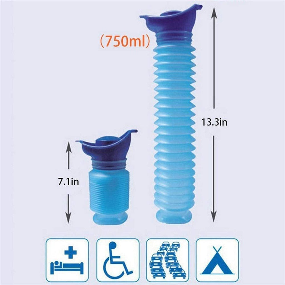 Reusable Shrink Camping Toilet Emergency Urinal