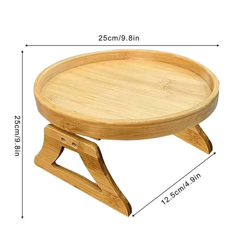 Sofa Armrest Clip On Tray Table