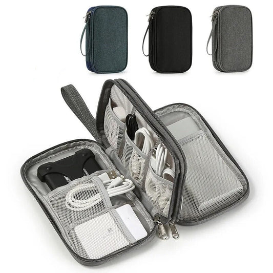 Travel Digital Storage Bag Usb Data Cable Organizer