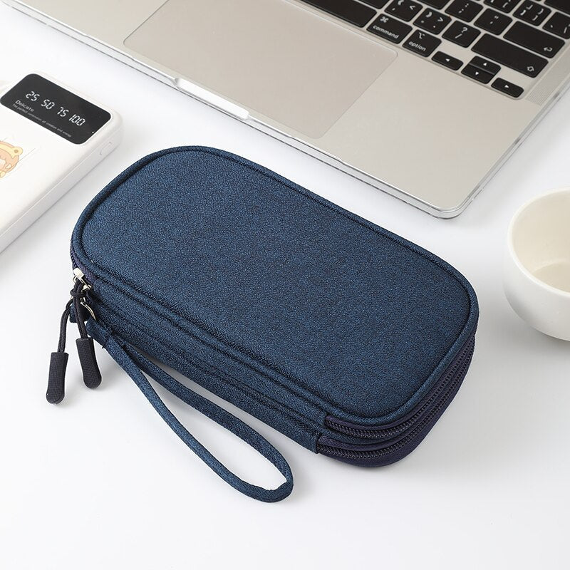 Travel Digital Storage Bag Usb Data Cable Organizer