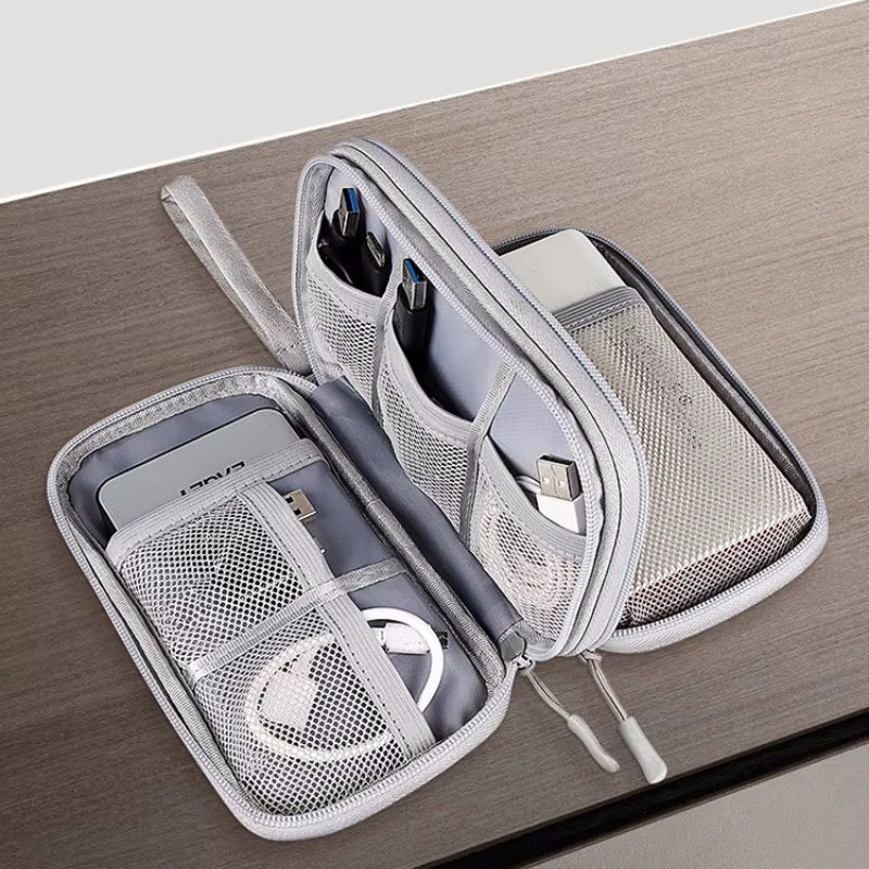 Travel Digital Storage Bag Usb Data Cable Organizer