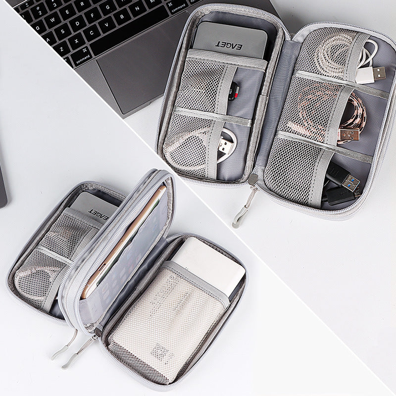 Travel Digital Storage Bag Usb Data Cable Organizer