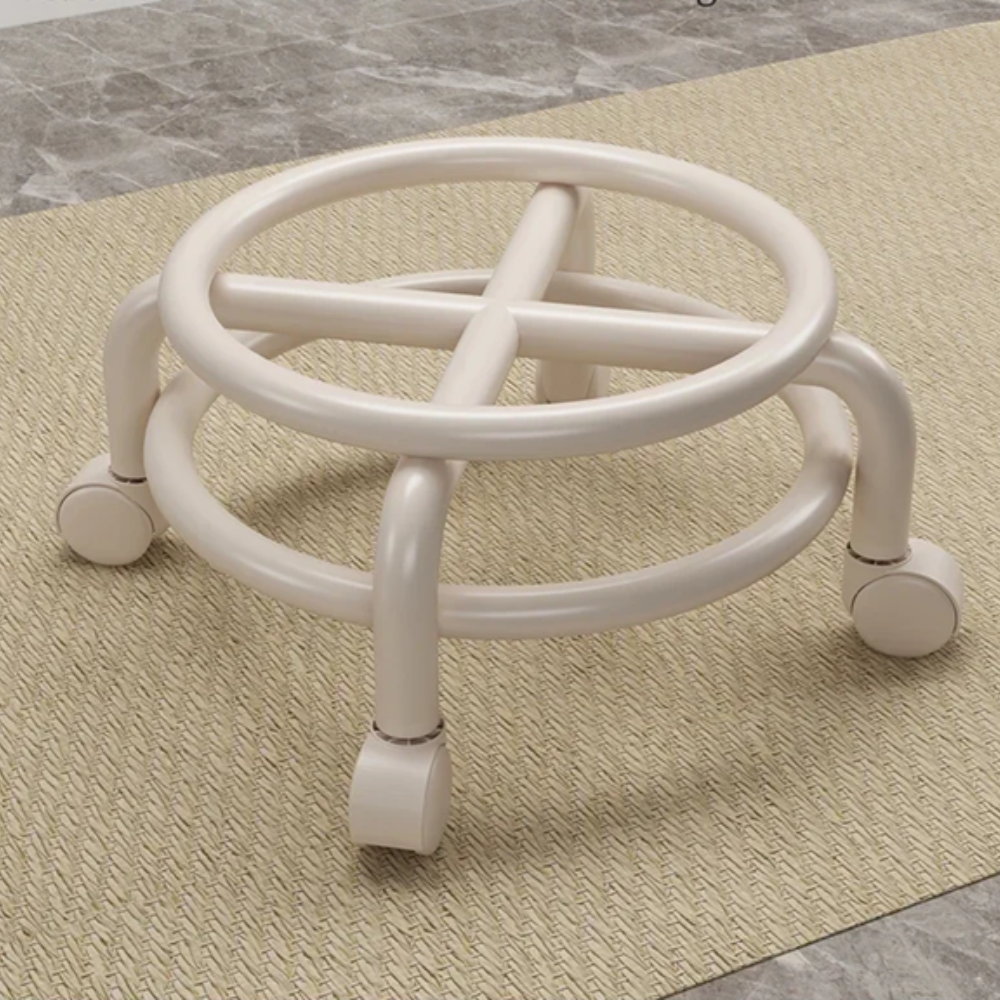 Multi Functional Pulley Low Stool With Universal Wheels