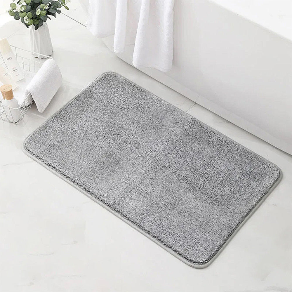 Comfeya Thick Memory Foam Bath Mat Soft And Absorbent Velvet With Durable Dots On Bottom Machine Washable Shower Floor R