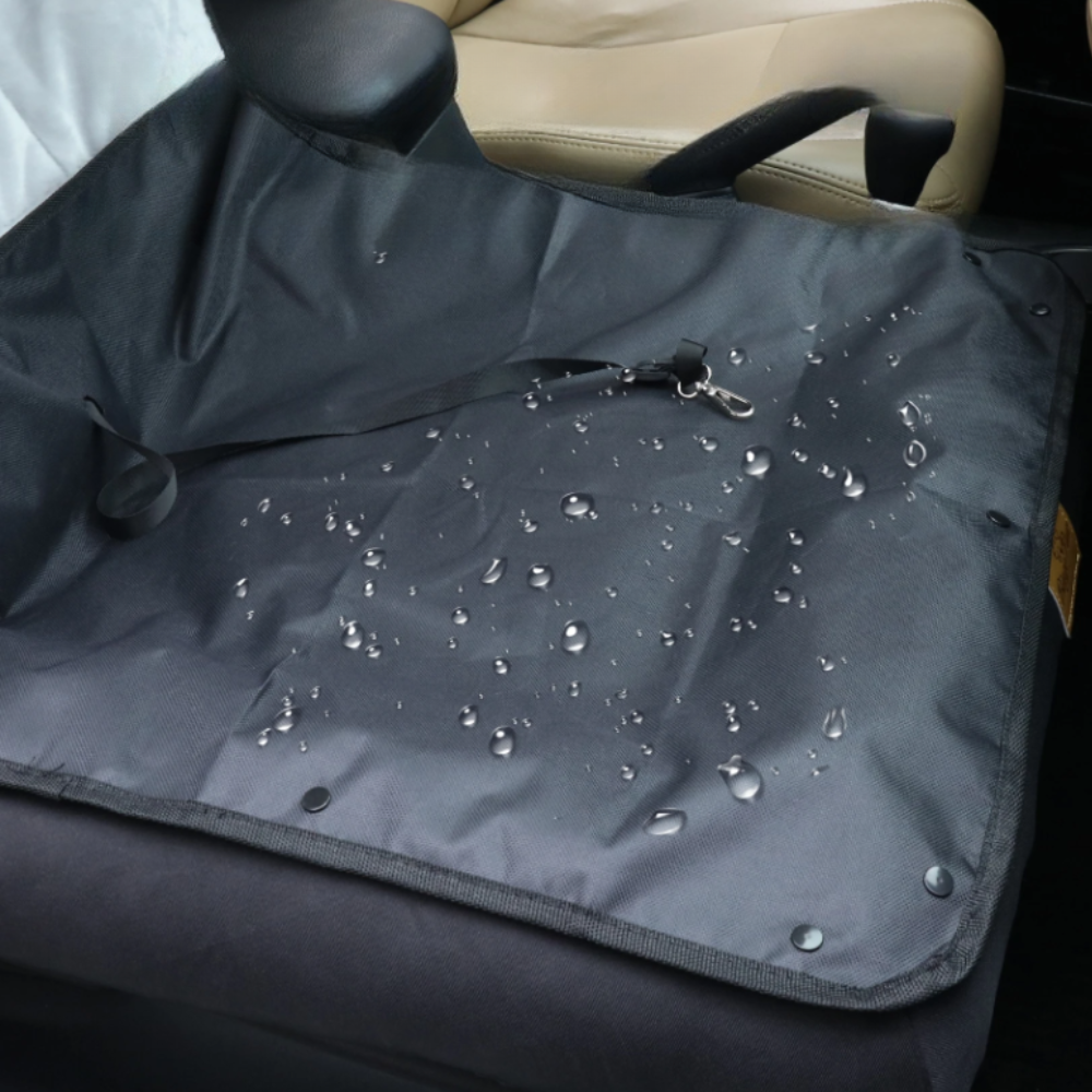 Car Seat Bed Waterproof Pet Cushion Mat With Removable Cover And Safety Belt