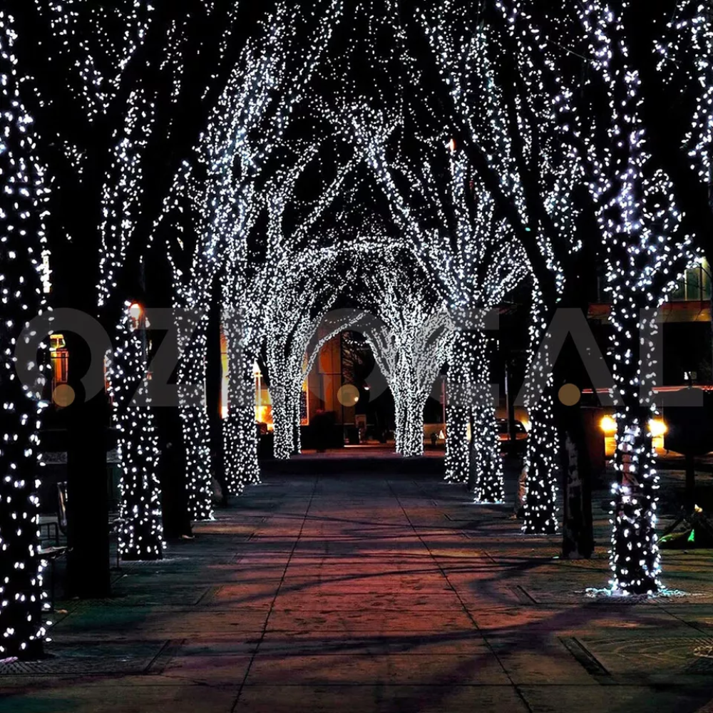 Solar Fairy String Lights 100/200/500 Led Outdoor Garden Christmas Party Decor