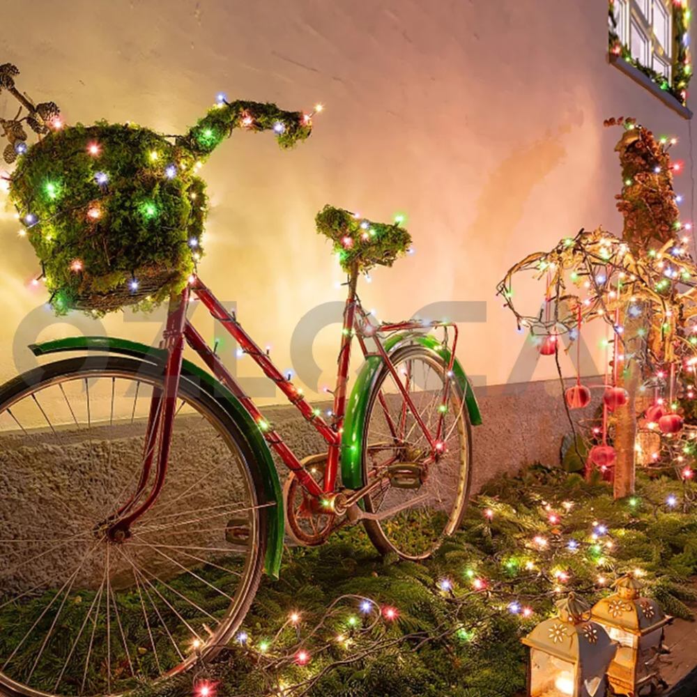 Solar Fairy String Lights 100/200/500 Led Outdoor Garden Christmas Party Decor
