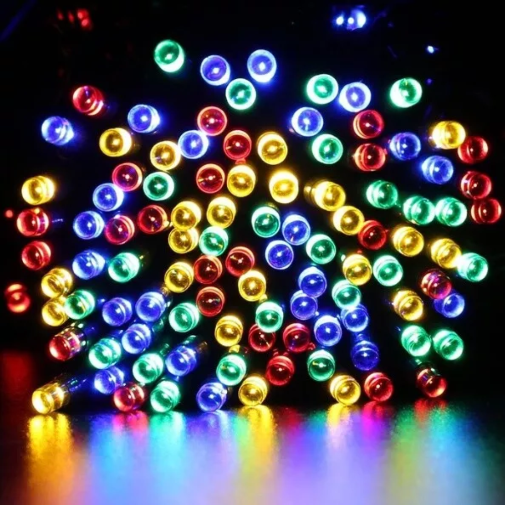 Solar Fairy String Lights 100/200/500 Led Outdoor Garden Christmas Party Decor