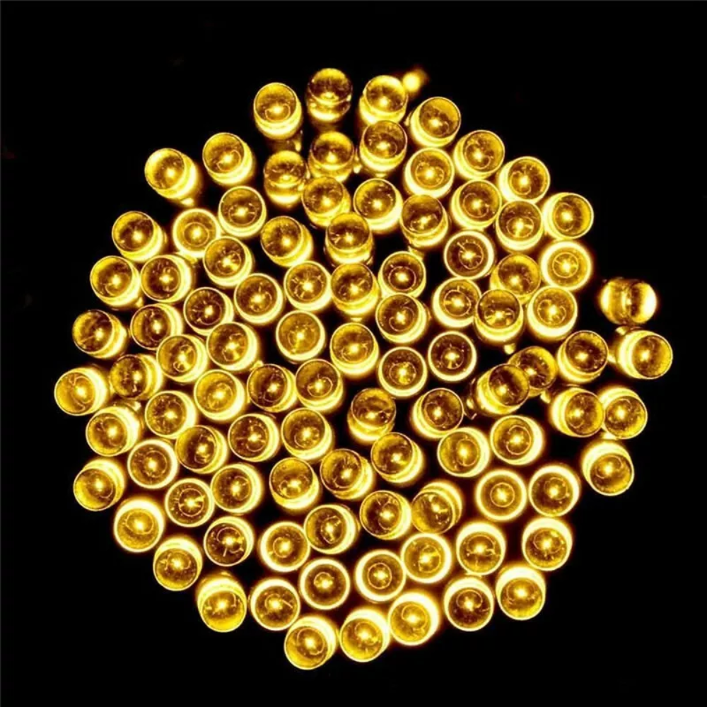Solar Fairy String Lights 100/200/500 Led Outdoor Garden Christmas Party Decor