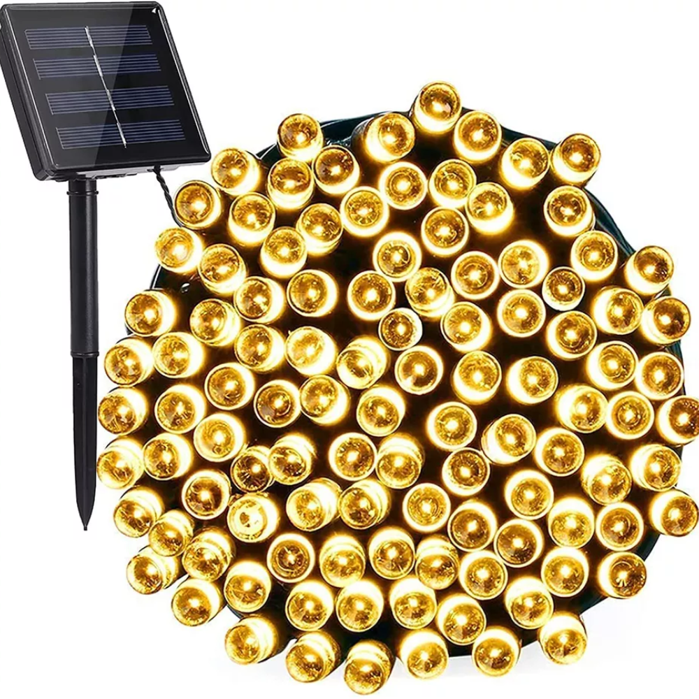 Solar Fairy String Lights 100/200/500 Led Outdoor Garden Christmas Party Decor