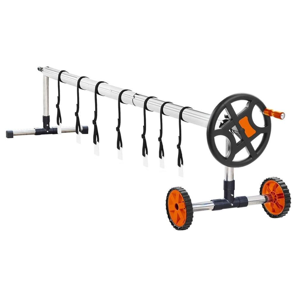 Pool Cover Reel Solar Inground Aluminum Set With Sandbags