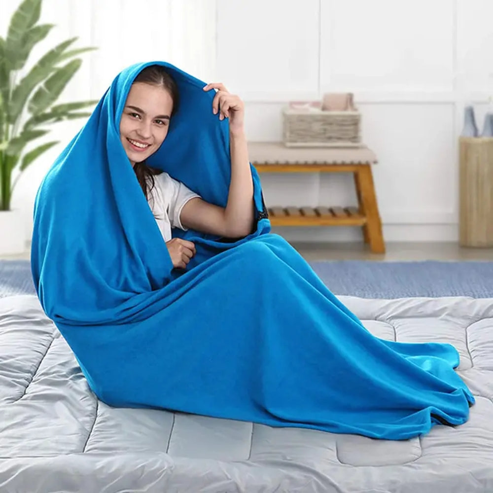 Ultra Light Fleece Sleeping Bag Liner For Outdoor Camping