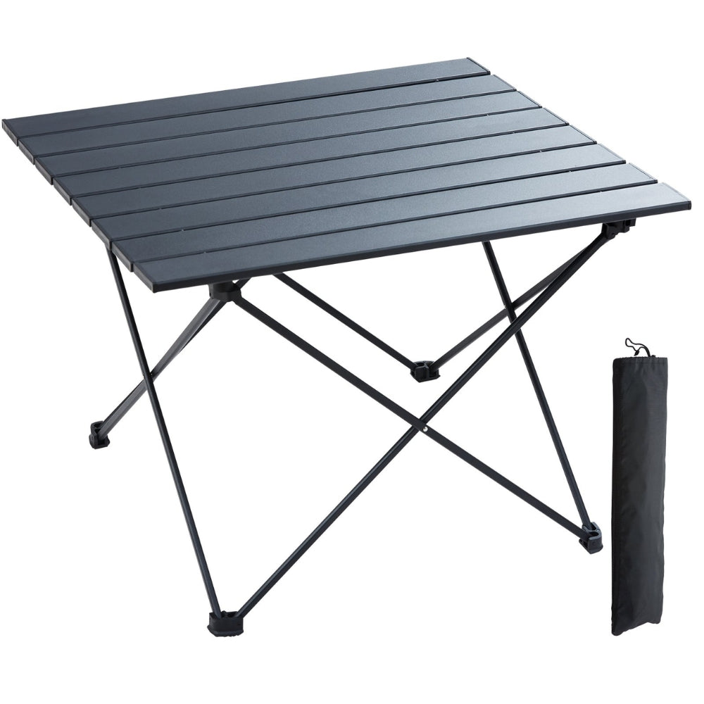 66Lb Camping Folding Table Lightweight Aluminum Beach With Carry Bag