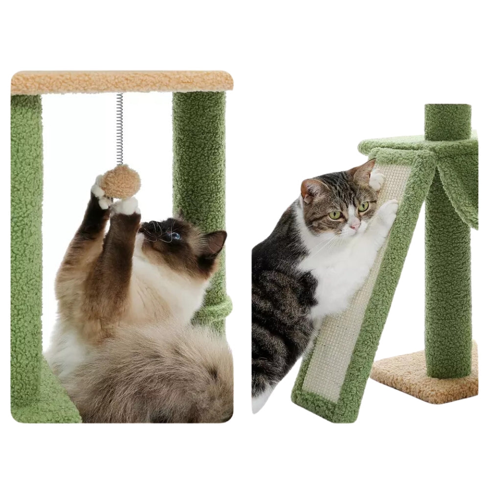 Cactus Cat Tree Floor To Ceiling Tower With Heigh