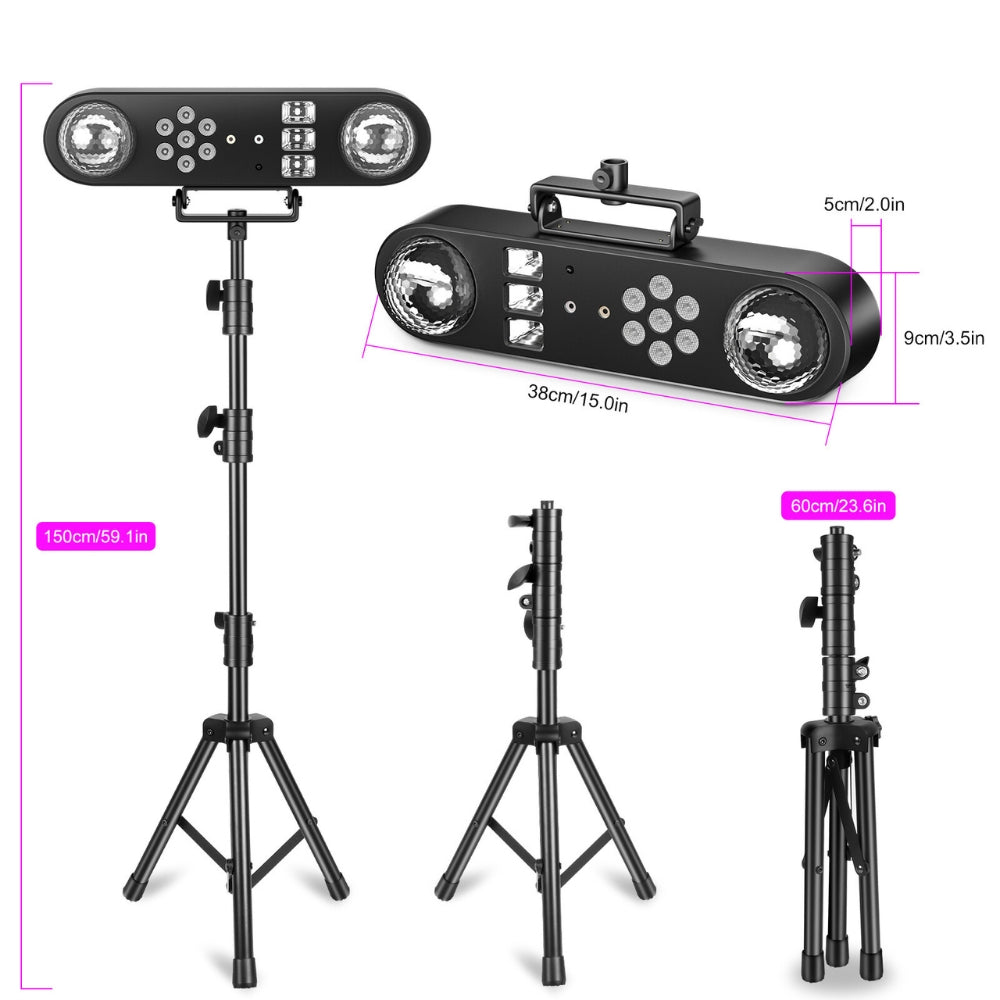 5 In 1 Bracket Effect Light Mobile Stage Lighting System
