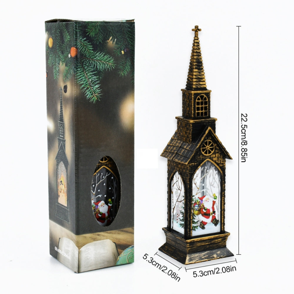 Christmas Led Night Light Lantern Lamp Table