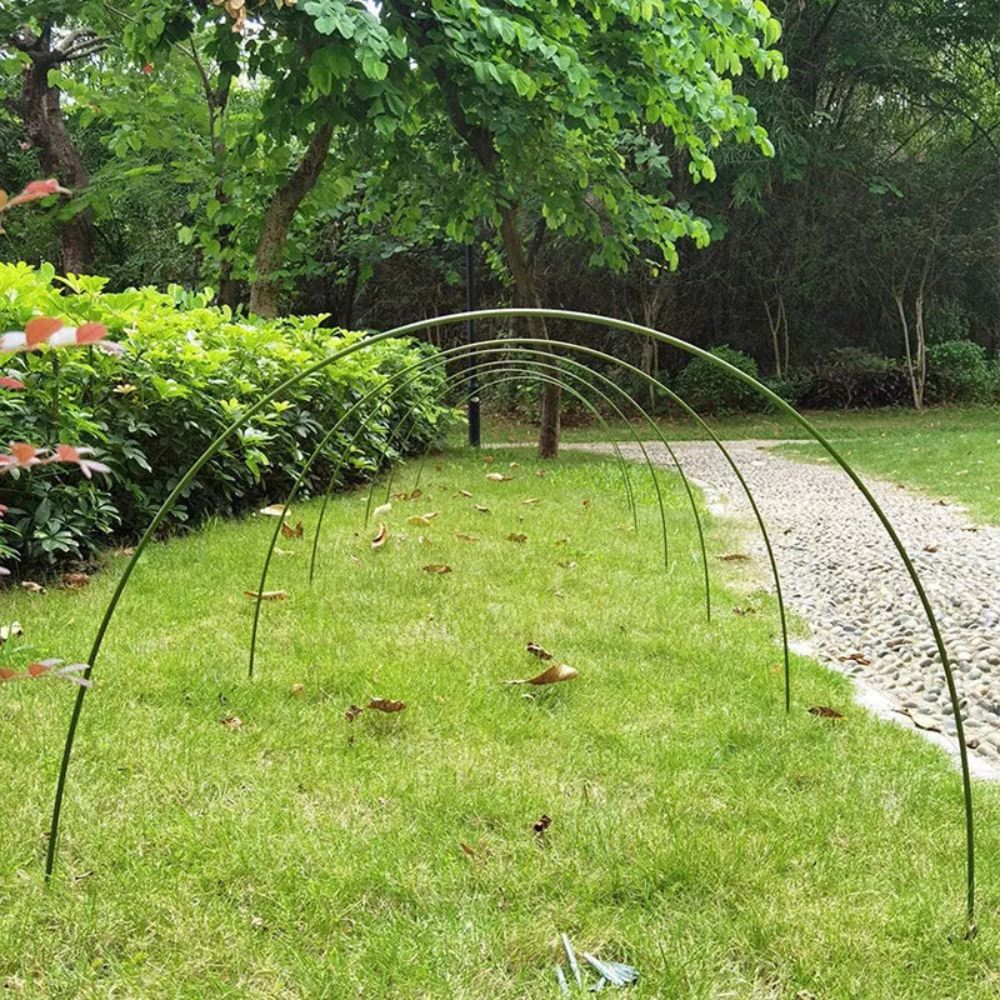 15/36Pcs Greenhouse Hoops Kit With Clips Durable Fiberglass Frame