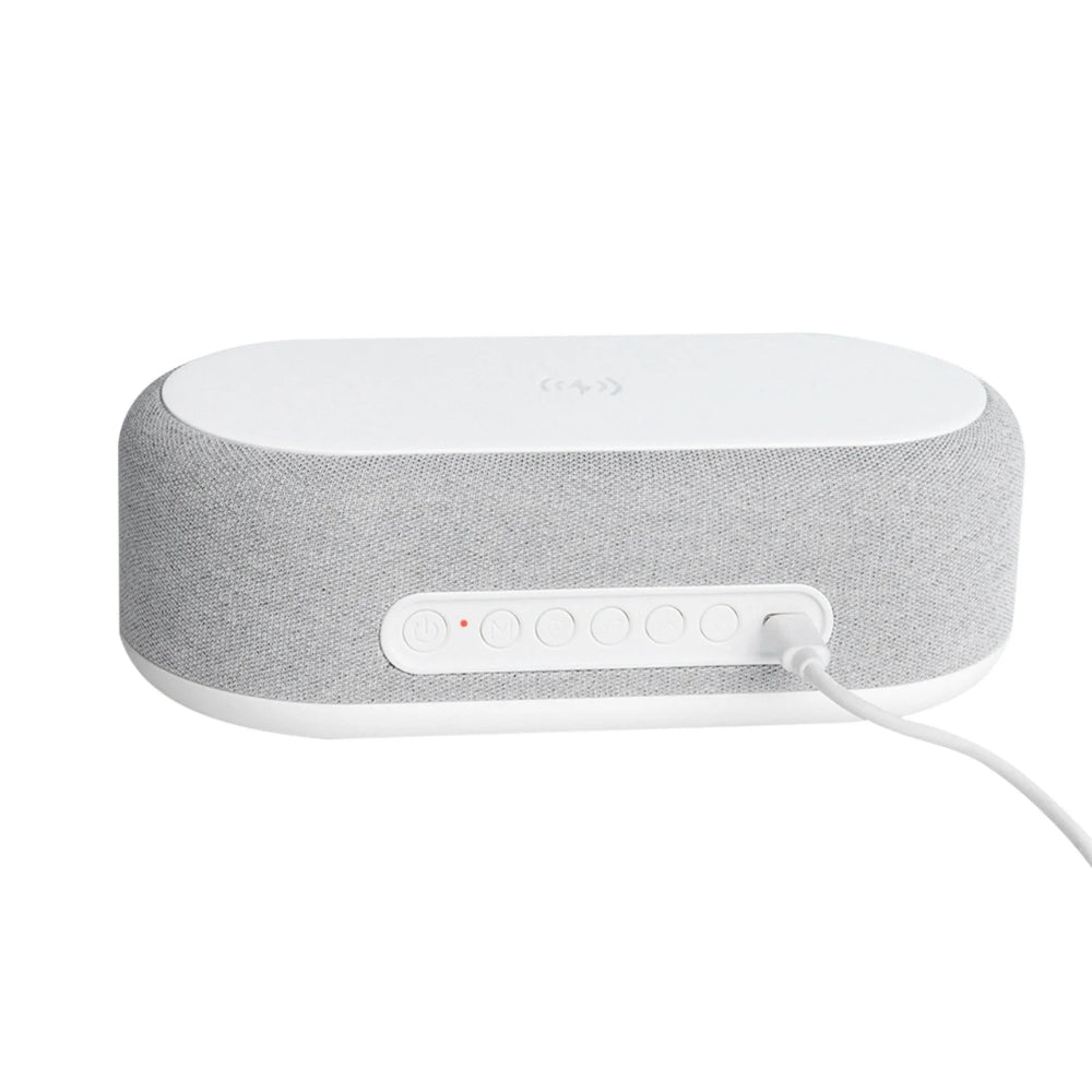 Wireless Charging Alarm Clock With Led Display And Night Light