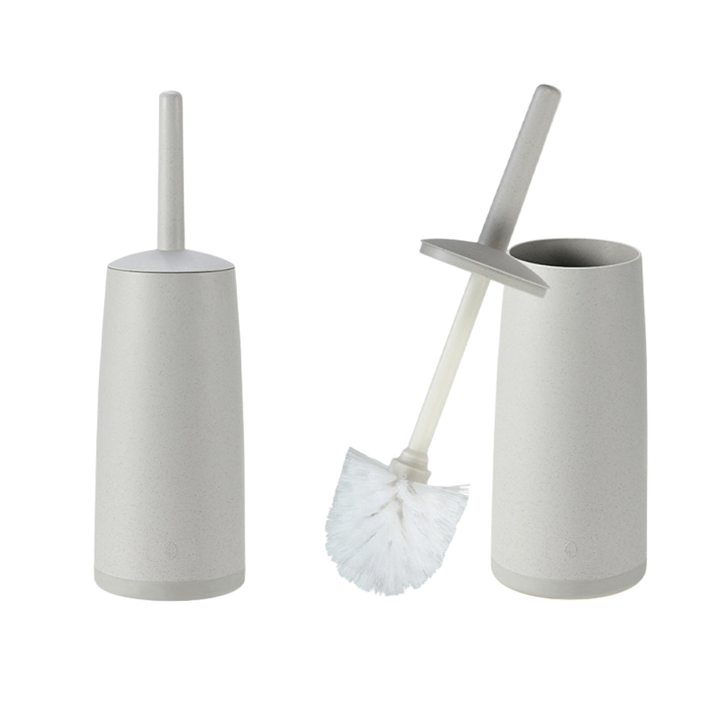 Plastic Toilet Brush And Holder Bathroom Removable Handle Sturdy Durable