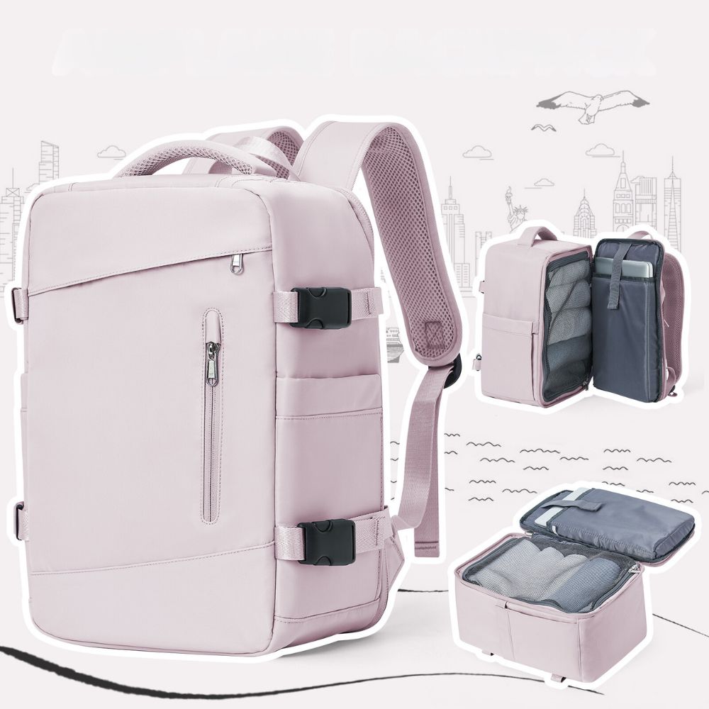 Women Men Backpack Suitcase Bag For Effortless Air Travel