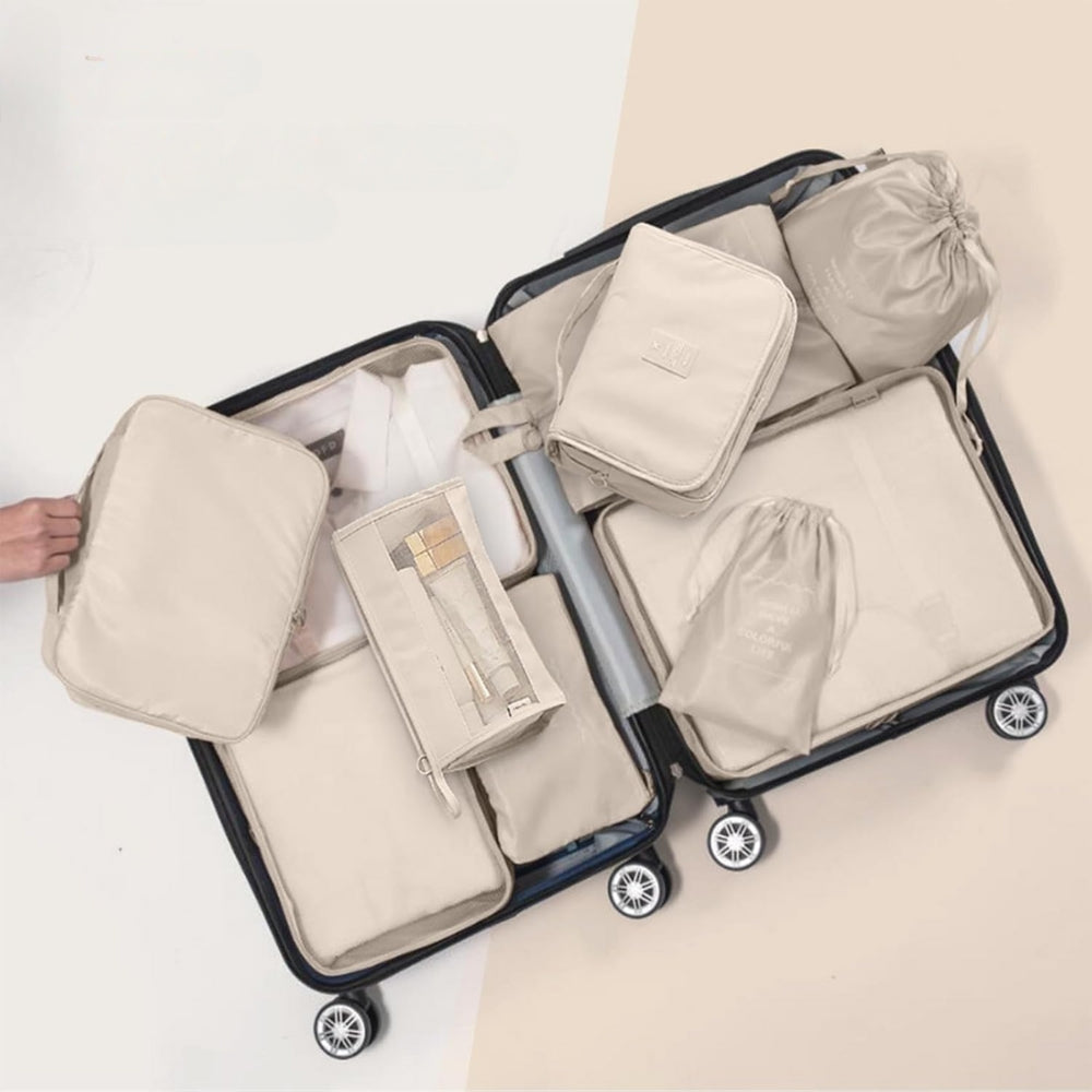 10 Piece Suitcase Organizer Waterproof Packing Cubes Multifunctional Travel