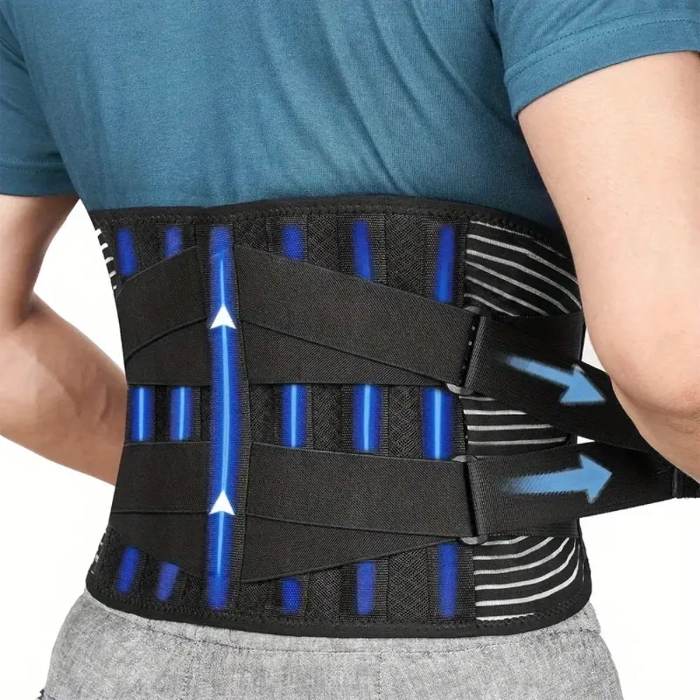 Back Brace For Lower Pain Breathable Waist Support Relief