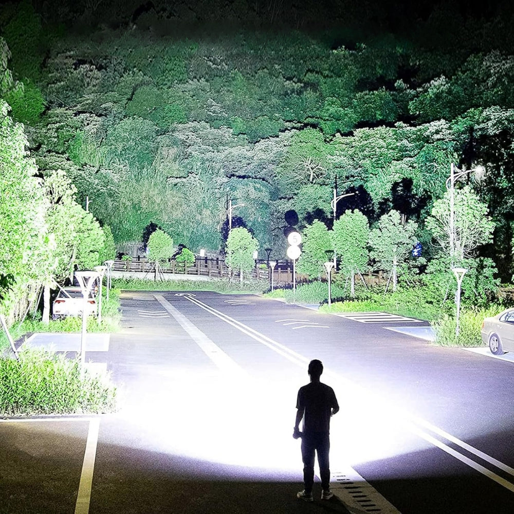 Ultra Bright Led Tactical Flashlight 3 Modes Zoom Torch Usb Charging
