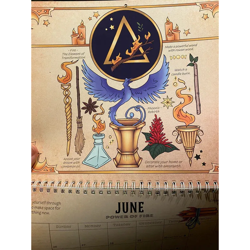 2024 Decorative Black Magic Calendar Festivals