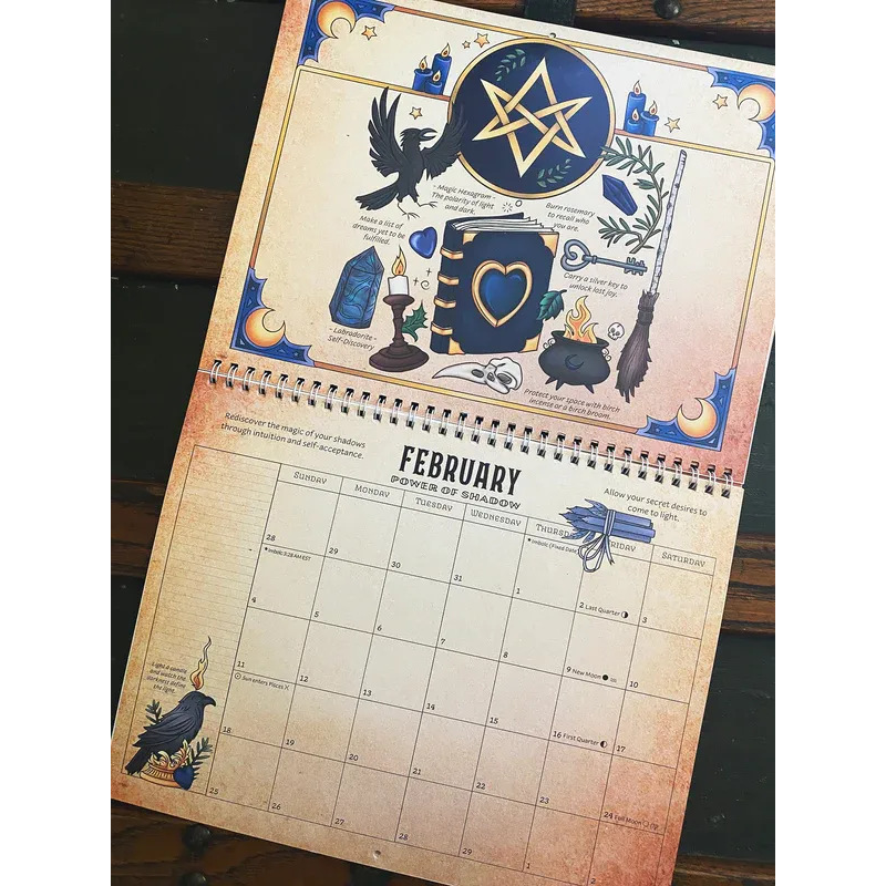 2024 Decorative Black Magic Calendar Festivals