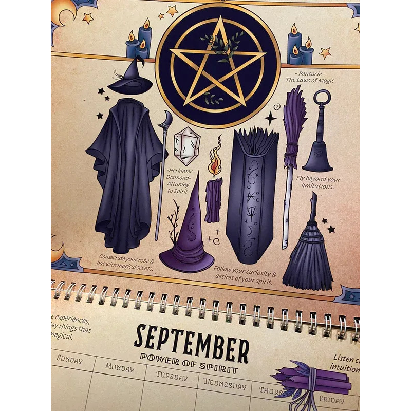 2024 Decorative Black Magic Calendar Festivals