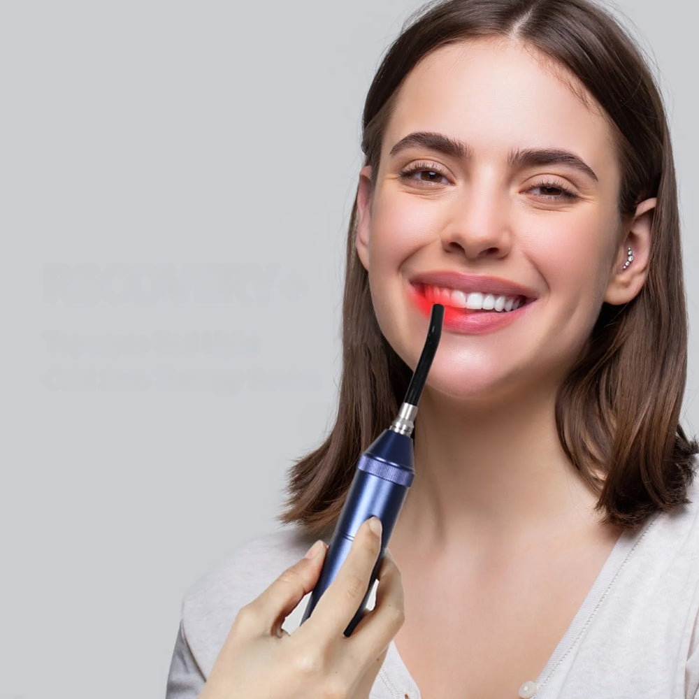 Red Light Therapy Device For Canker And Cold Sores